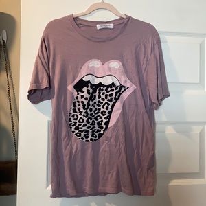 Pure Free People Rolling Stones Shirt